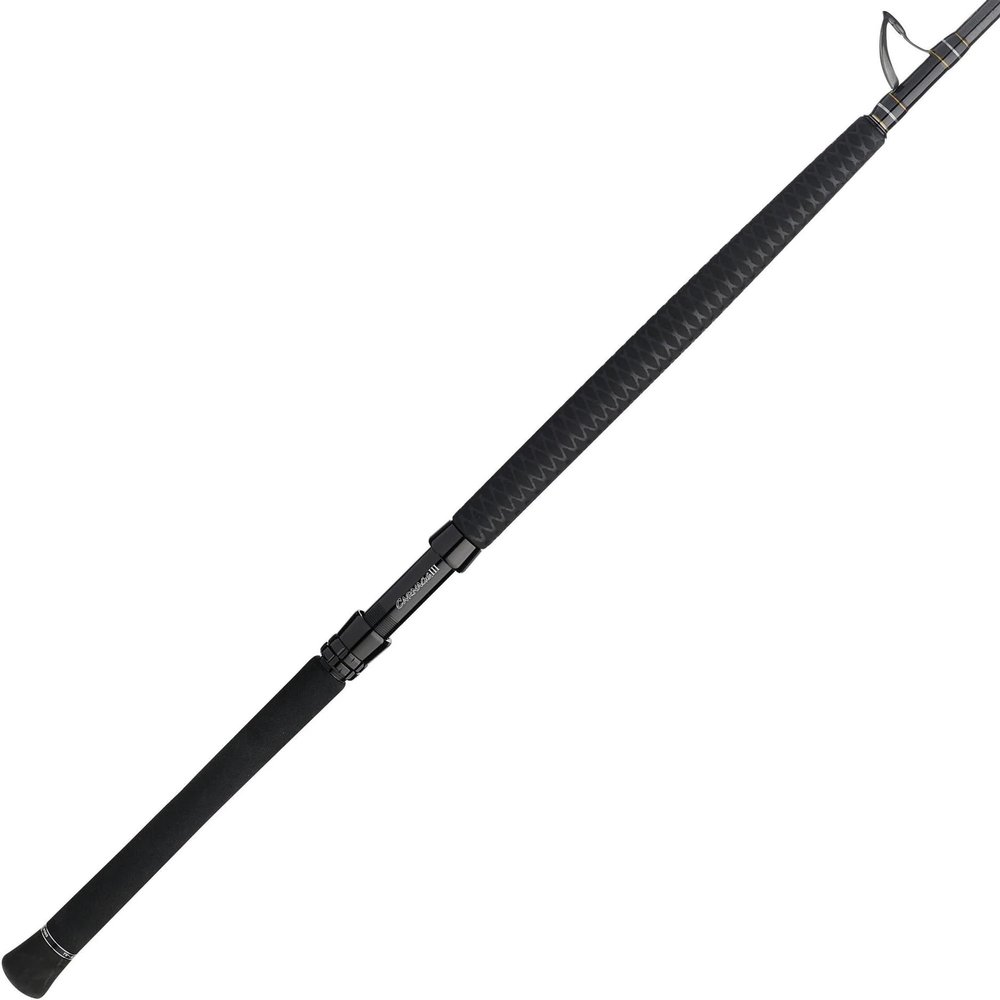 Penn Carnage III Boat Conventional Fishing Rod, Silver/Black/Gold, 7' - Extra Heavy - 80-130lb - 1pc