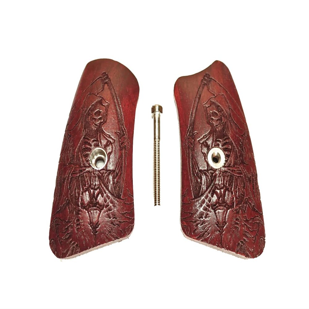 Rosewood Grim Reaper Ruger SP101 Grip Inserts