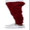 Galaxy by Harvic Mens Slim Fit Fleece Joggers with Side Pockets Burgundy view 2