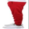 Galaxy by Harvic Mens Slim Fit Fleece Joggers with Side Pockets Red view 3