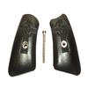 Ebony Celtic Cross Ruger SP101 Grip Inserts X view 1