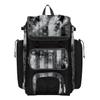 Boombah Catchers Superpack Bat Bag - 23-1/2" x 13-1/2" x 9-1/2" - USA Old Glory Black Ops Black/Charcoal/White - Holds 4 Bats - Backpack Version (no Wheels) view 1