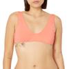 Roxy womens Classics Solid Beach Classics Elongated Tri Top, Fusion Coral, X-Small US view 1