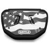 Battle Sports Novelty Football Back Plate  Hard Shell Lower Back Protector with Contoured Foam for High-Impact Protection - Adult, American Flag Silver/Black view 2