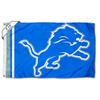Detroit Lions 4x6 Foot Large Outdoor Pole Flag view 1