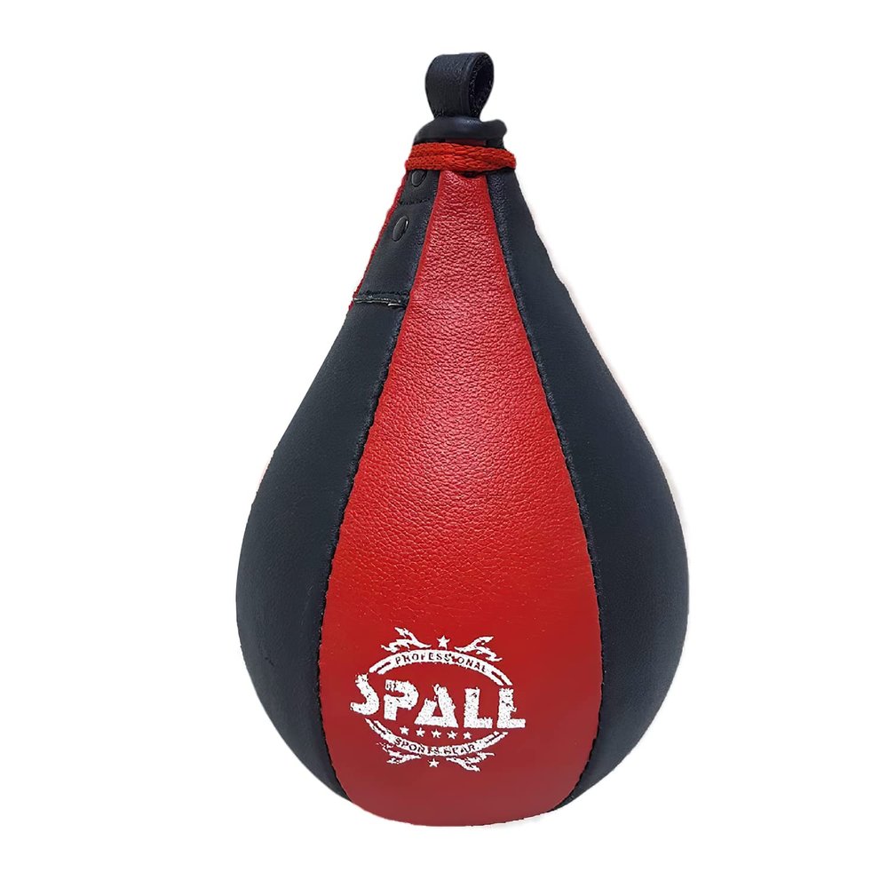 Spall Pro US Boxing Speed Bag  Lightweight Leather Punching Speed Ball for Kids, Men & Women
