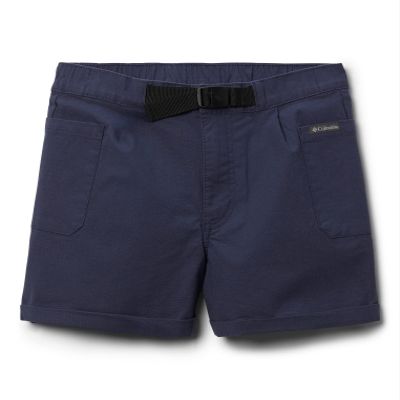 Columbia Youth Girls Wallowa Belted Short, Nocturnal, Medium
