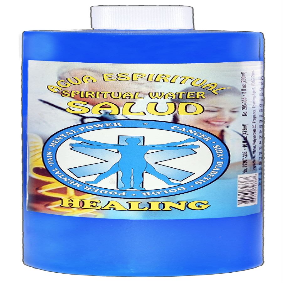 1 BOTTLE HEALING SPIRITUAL WATER-SALUD AGUA ESPIRITUAL 16OZ - MAGICK PAGAN