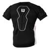 Winnwell Mens Padded Compression Shirt - Sports Under Shirt for Football, Hockey, Baseball & Paintball - Protective Shirt with Chest & Shoulder Padding (Senior) Black view 2