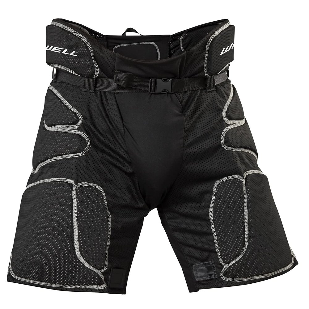 Winnwell Basic Roller Hockey Inline Shorts - Girdle for Men with Built in Jock Cup - Protective Equipment for Senior & Junior Players (Senior Small)