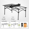 Camping Table Chairs Portable Outdoor Folding Table and Chair Set, Aluminum Camping Table with Storage Bag, Space Saving and Easy to Carry 51x51x53cm (Color : Style4) view 3
