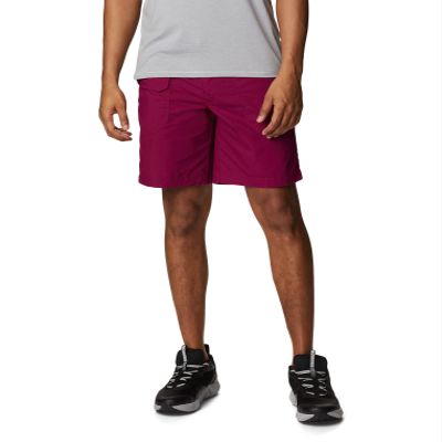Columbia Men's Washed Out Cargo Short, Red Onion, 38W x 6L