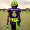 Battle Sports Novelty Football Back Plate  Hard Shell Lower Back Protector with Contoured Foam for High-Impact Protection - Adult, You Slow, Yellow view 4