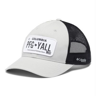 Columbia Unisex PFG Trucker Patch Snap Back, Cool Grey/Tx License Plate, One Size