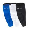 HOBRAVE 2PCS Soccer Shin Guards Padded Calf Compression Sleeves Supports for Shin Splint view 4
