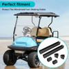 10L0L Golf Cart Windshield Mounting Clip Kit for Club Car DS and Precedent 1x1 Tube, Include Windshield Sash Bottom and Retaining Clips, Replace OEM 101444101 102005801 102163001 view 3