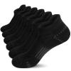 Airacker Ankle Athletic Running Socks Cushioned Breathable Low Cut Sports Tab Socks for Men and Women (8 Pairs) view 1
