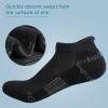 Airacker Ankle Athletic Running Socks Cushioned Breathable Low Cut Sports Tab Socks for Men and Women (8 Pairs) view 4