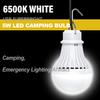VTpower USB LED Light Bulb Camping Latern Outdoor Light with Simple Switch, Portable LED Bulb 5V 5W for Garage Warehouse Car Truck Fishing Boat Outdoor Emergency Light White Lamp 2.5m/8.2ft view 4