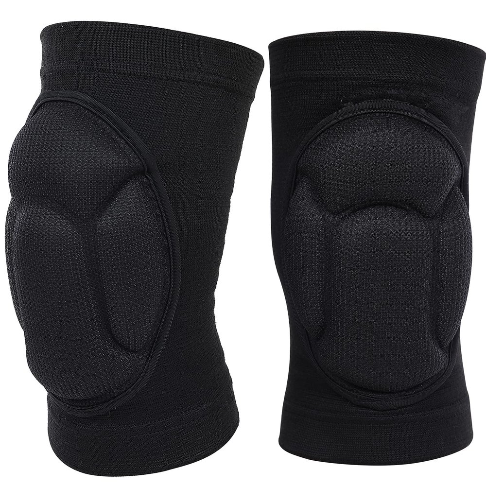 Danfancy Protective knee pads,Thick Sponge Anti-Slip ,Collision Avoidance Knee Sleeve for Women Men-1 Pair, Large