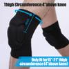 Danfancy Protective knee pads,Thick Sponge Anti-Slip ,Collision Avoidance Knee Sleeve for Women Men-1 Pair, Large view 2
