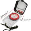 XIXIDIAN Compass Mirror- Map Reading Compass Orienteering - Compass Hunting Fishing - Military Compass Waterproof Backpacking view 2