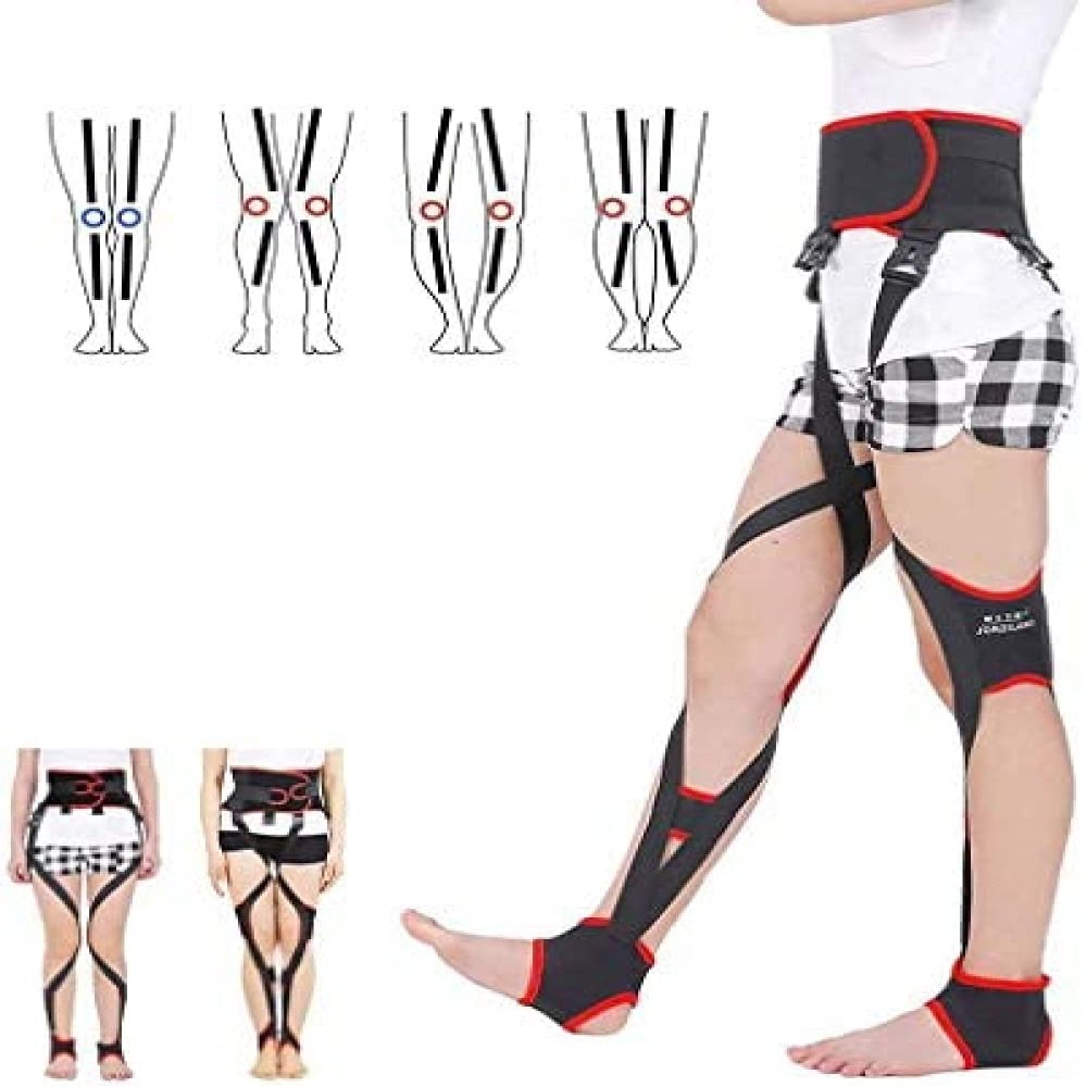 Leg Posture Corrector Unisex O/X Legs Correction Belt Knock Knees Shape Straightening Bandage for Children and Adult Men and Women Correction Band-Medium
