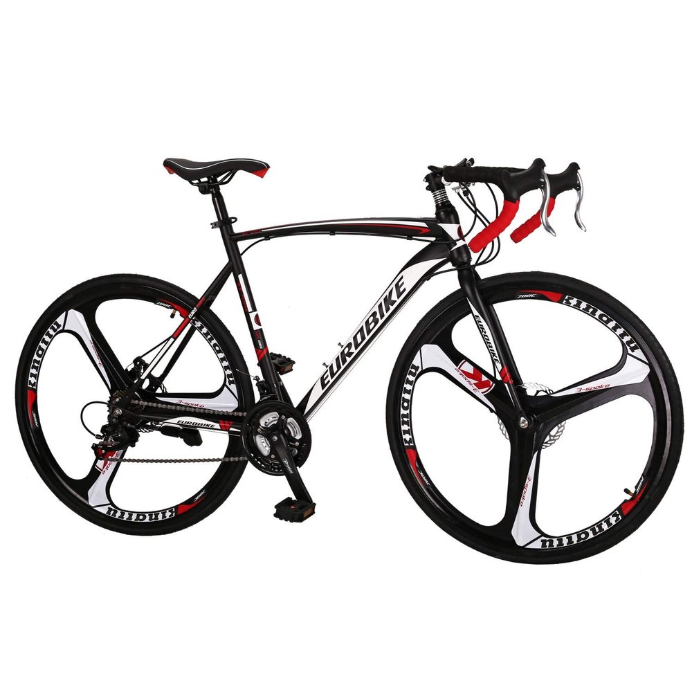 EUROBIKE OBK XC550 Road Bikes for Men 54cm Frame 21 Speed Gears 700C Wheels Mens Bicycle City Commuter Bicycle for Adult