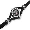 XIXIDIAN Titanium Steel Bracelet Rope Adventure Climbing Compass Ornaments Jewelry Outdoors Camping Hiking Wild Navigation (Color : Black) view 1