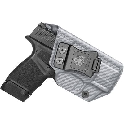 Amberide Springfield Hellcat IWB Holster,Kydex-Boltaron Inside Waistband Fit Springfield Armory Hellcat 9mm,Secure Retention,Quick Draw,030Adjustable Cant