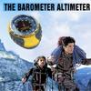 XIXIDIAN Orienteering Compass,Multifunctional Outdoor Barometer, 4-in-1 Compass Altimeter Barometer Compass Thermometer for Carabiner Camping Hiking view 3