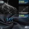 33,000ft Women's Rain Pants, Lightweight Waterproof Rain Over Pants, Windproof Hiking Pants for Outdoor, Fishing, Rainy Day Black view 3