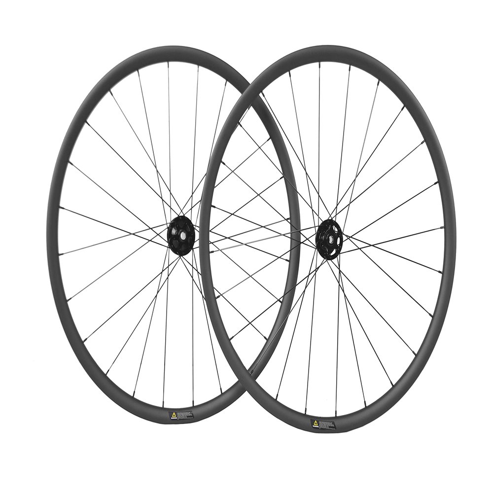 Superteam 25/35/45/55 Disc Brake Wheelset Carbon Fiber Road Bike 28mm 700c Tubeless Wheel (35mm, CX3 Hub(Six-Bolt,12 * 100mm/12 * 142mm))