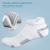 Airacker Ankle Athletic Running Socks Cushioned Sports Low Cut Tab Socks for Men & Women view 4