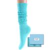 Zmart Blue Slouch Socks Women - Scrunch Slouchy Blue Tube Knee High Socks, Teens Christmas Gifts view 1