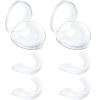 BBTO 6 Pcs Youth Kids Mouth Guard for Sports, Boys Girls Mouth Guard with Case, Mouthguard for Wrestling Boxing Basketball Hockey Football(Classic Style,White) view 1