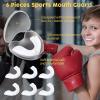 BBTO 6 Pcs Youth Kids Mouth Guard for Sports, Boys Girls Mouth Guard with Case, Mouthguard for Wrestling Boxing Basketball Hockey Football(Classic Style,White) view 2