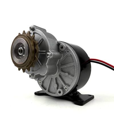 Freewheel 250W Brushed Motor with Gearbox Using Bicycle 16 Teeth Freewheel Gear Rotate Clockwise (36V 250W)