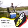 Thicken Boating Seat Cushions, Comfort Seat Cushion Pad, Kayak Seat Cushion with Sucker for Kayak Canoe Fishing Boat, Fishing Seat Pad for Outdoor Camping( Red) view 2