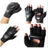 WIRUN Half Finger Taekwondo Gloves - Kickboxing Sparring Training Light Workouts for Men Women Muay Thai, Martial Arts, Karate, Shadow Boxing, Combat Class (Black, X-Large) view 4
