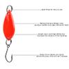 Trout Spoons Fishing Spoons Lures Kit,12pcs Trout Lures Single Hook Hard Metal Baits Mini Fishing Jigs Casting Trolling Spoon Lure for Crappie Char Perch Sunfish Trout view 3