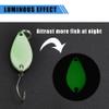 Trout Spoons Fishing Spoons Lures Kit,12pcs Trout Lures Single Hook Hard Metal Baits Mini Fishing Jigs Casting Trolling Spoon Lure for Crappie Char Perch Sunfish Trout view 4