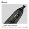 Booms Fishing PB3 6.3ft~7ft Expandable Fishing Rod Carry Case (Rod-Only, No Reel Space)  Portable Foldable Rod Bag with Padded Protection & Two-Way Zippers, Store Up to 2~3 Fishing Poles view 3