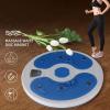 Calorie Count Waist Twister Plate, Electronic Fitness Waist Twister Plate Equipment Magnet Massage Waist Twister Plate (White Blue) view 4