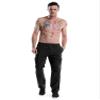OCHENTA Men's Pull On Cargo Pants with Full Elastic Waist Lightweight Workwear Slacks Black Tag 4XL - US 40 view 3