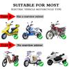 ZWJABYY Scooter Rain Waterproof Cover,Scooter Umbrella,Hd Transparent Bezel Awning Sunshade Windproof/Rainproof/Sunscreen Suitable for All Electric Bicycles and Electric Scooter Cover,A-Green view 2