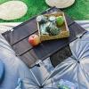 Camping Table Chairs Portable Outdoor Folding Table and Chair Set, Lightweight Camping Picnic Table, Easy to Carry (Size : 75x55x52cm) view 2