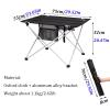 Camping Table Chairs Portable Outdoor Folding Table and Chair Set, Lightweight Camping Picnic Table, Easy to Carry (Size : 75x55x52cm) view 3
