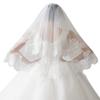 EllieHouse 2 Tier Fingertip Length Wedding Bridal Veil With Comb X30 White view 1