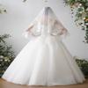 EllieHouse 2 Tier Fingertip Length Wedding Bridal Veil With Comb X30 White view 3